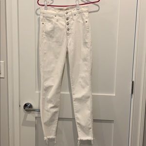 Madewell white jeans